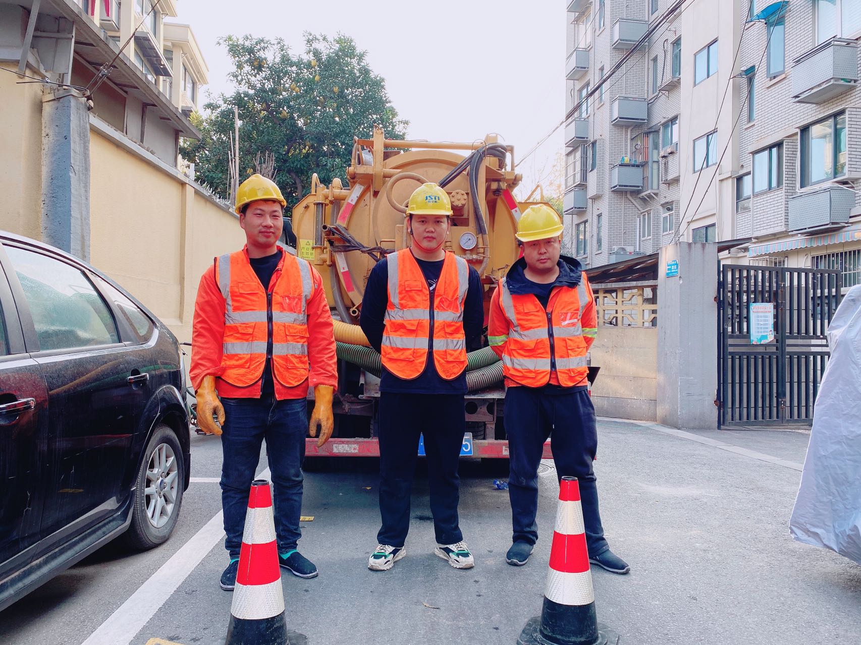 柘塘南京某小区管道清淤检测施工
